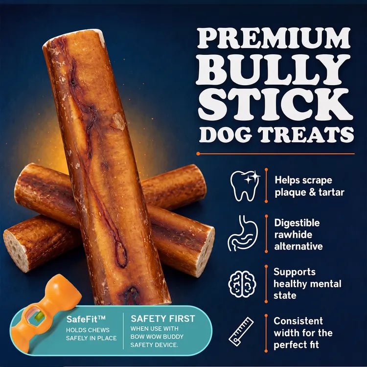 Premium bully stick dog treats benefits #v:12-jumbo
