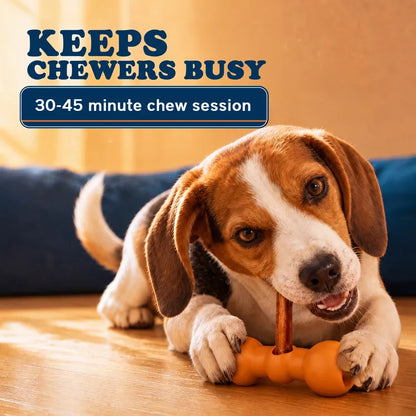 Keeps chewers busy - 30-45 minute chew session